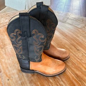 SMOKY MOUNTAIN Brown LEATHER DENVER 3030C Kid's Cowboy Western Boots Size 12